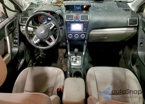 2017 Subaru Forester 2.5I z USA, uszkodzony, nr VIN JF2SJABC6HH404504